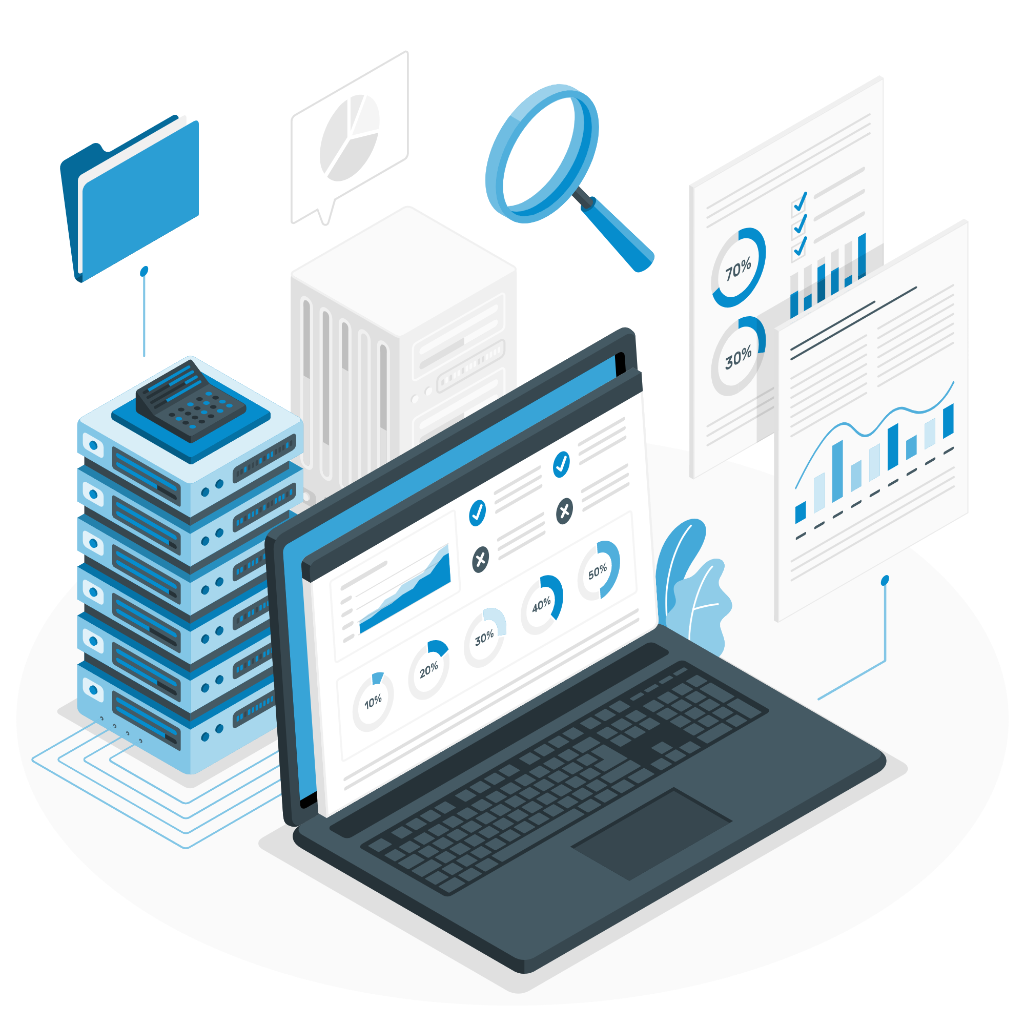 Medical Equipment Management Illustration