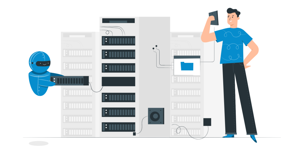 Asset Visibility & Business Growth Illustration