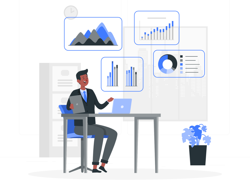 Pharma Real-Time Tracking Illustration